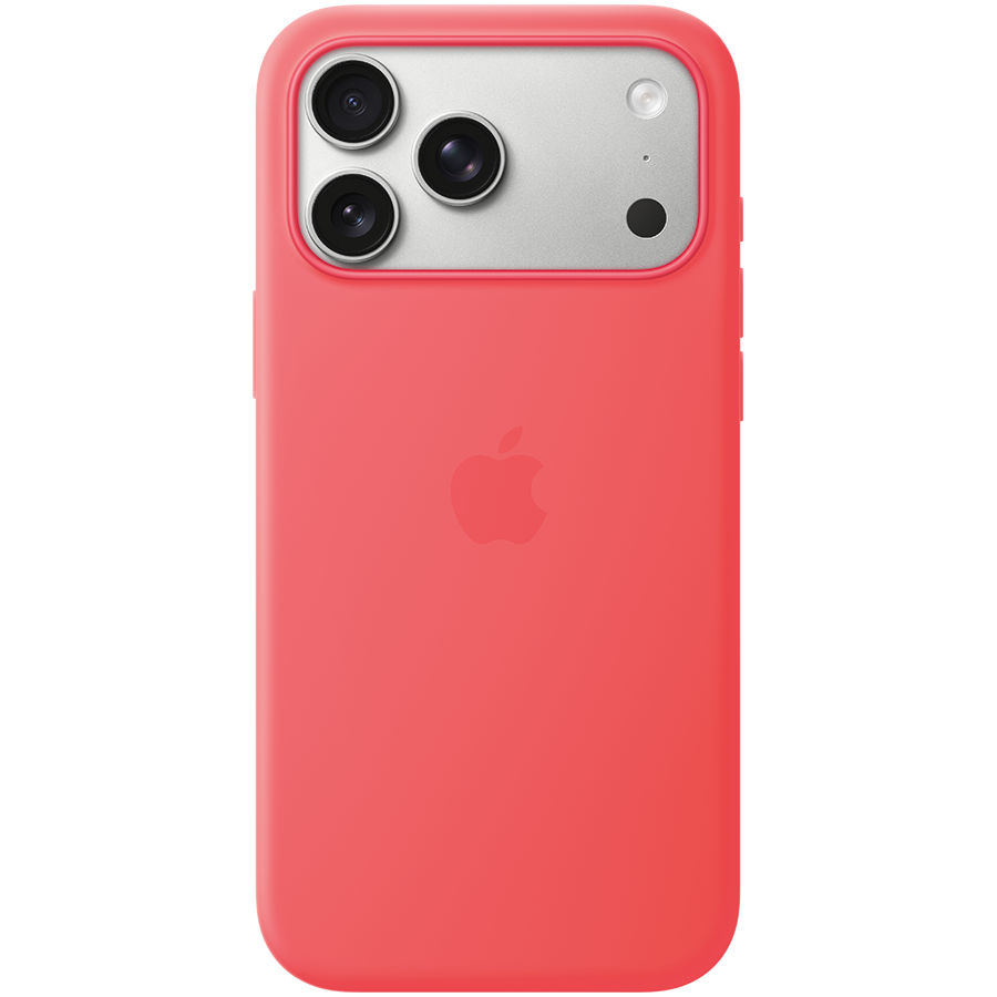 Apple iPhone 17 Pro Max Silicone Case with MagSafe - Bright Guava