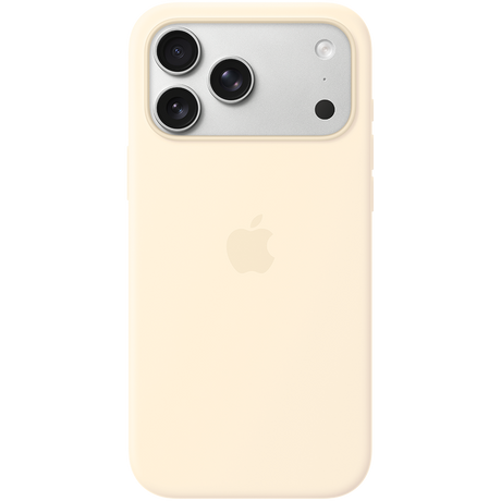 Apple iPhone 17 Pro Max Silicone Case with MagSafe - Vanilla