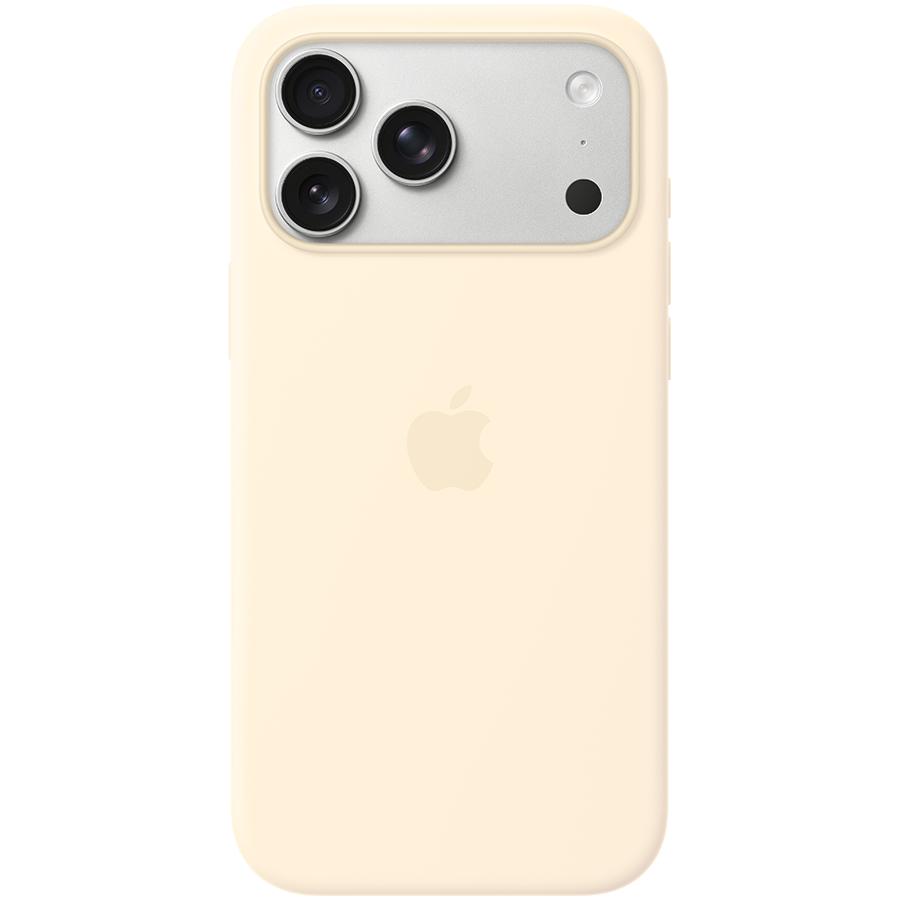Apple iPhone 17 Pro Max Silicone Case with MagSafe - Vanilla