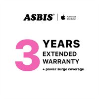 Additional 3-years warranty + power surge coverage for MacBook Pro16, M5