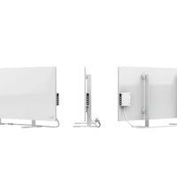 AENO Premium Eco Smart Heater, 700W, Tempered glass, Infrared+convection heating type, Led display Plug type: - Image 2