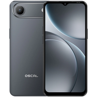 OSCAL Flat 3C LTE Smartphone, 6.65'' HD+ IPS 720*1612 90Hz, Quad-core T310 up to 2.0GHz Black