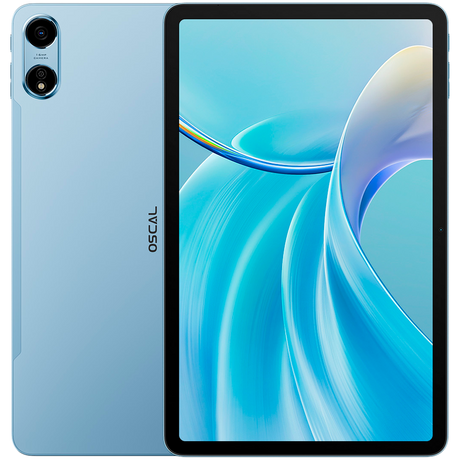 OSCAL Pad 100 LTE Tablet, 12'' 2K FHD+IPS 1200*2000 120Hz incell, Octa-core T615 up to 1.8 GHz Blue