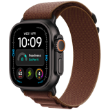 Apple Watch Ultra 4 GPS + Cellular 49mm Black Titanium Case with Burgundy Alpine Loop - L, Model A3579