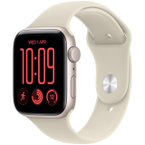 Apple Watch SE 3 GPS 40mm Starlight Aluminium Case with Sand Sport Band - S/M, Model A3324
