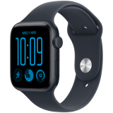 Apple Watch SE 3 GPS + Cellular 40mm Midnight Aluminium Case with Navy Blue Sport Band - M/L, Model A3326