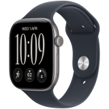 Apple Watch Series 12 GPS 42mm Space Grey Aluminium Case with Navy Blue Sport Band - S/M, Model A3581