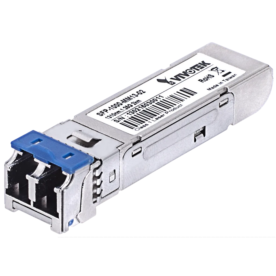 VIVOTEK SFP-1000-MM13-02 1.25Gbps Multimode 1310nm 2km LC SFP Fiber Transceiver