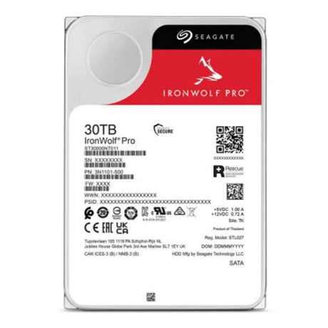 Seagate Ironwolf Pro 3.5-inch 30TB SATA Internal HDD