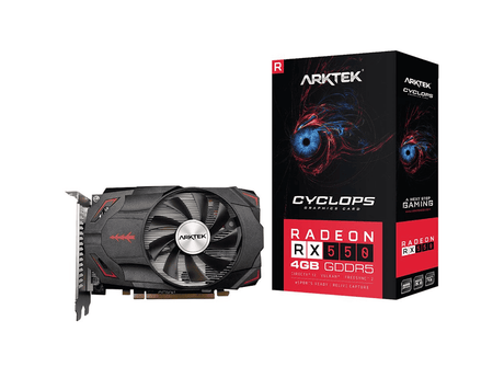 Arktek AMD Radeon RX550 4GB GDDR5 128-bit HDMI / DVI / DP Graphics Card