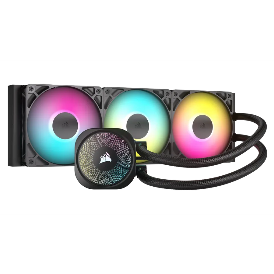 Corsair Nautilus 360 RS ARGB 360mm AIO Liquid CPU Cooler Triple 120mm Fans Black