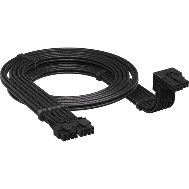 Corsair 90-Degree 12V-2x6 GPU Power Cable Type-5 Style-A Right-Angle Ultra-Flexible