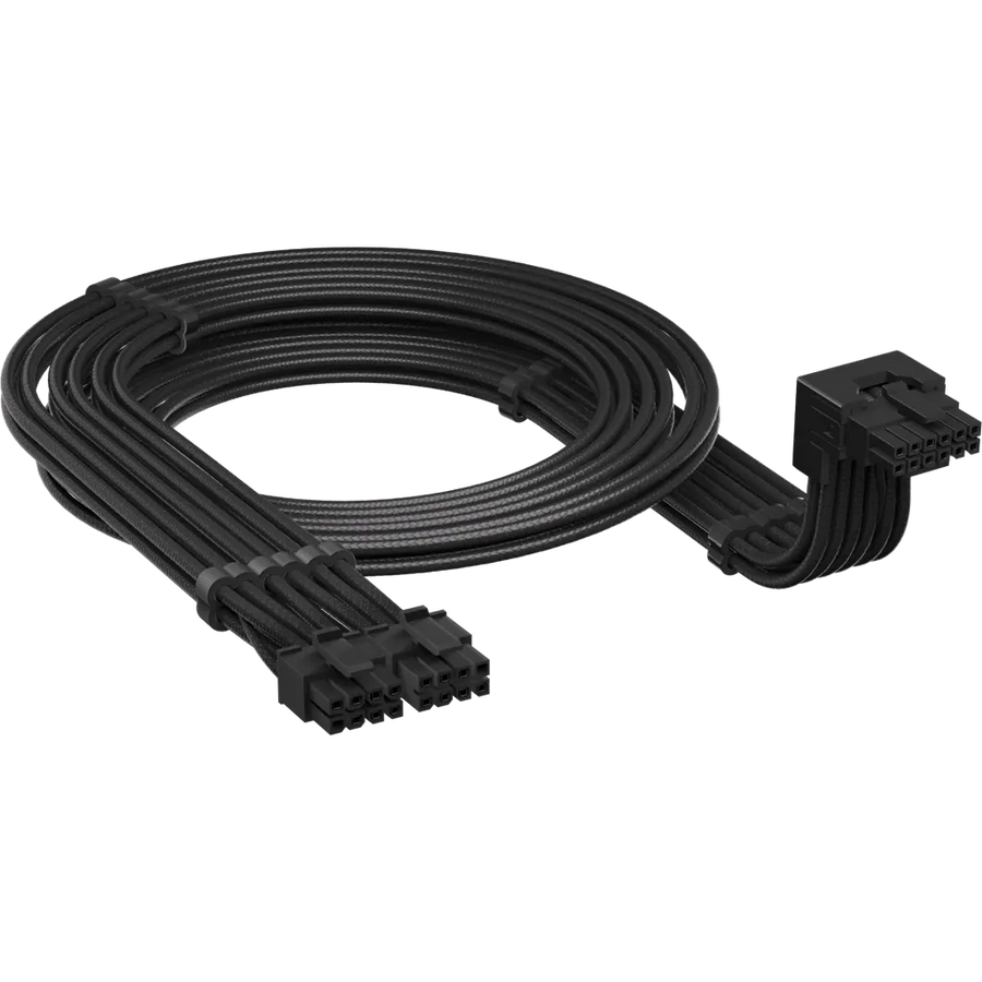 Corsair 90-Degree 12V-2x6 GPU Power Cable Type-5 Style-A Right-Angle Ultra-Flexible