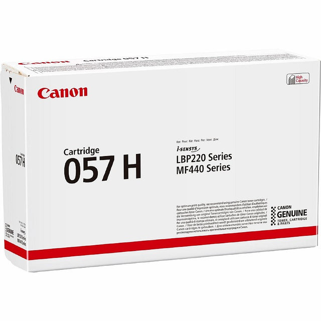 CANON 057H BLACK TONER CARTRIDGE