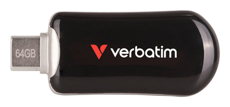 Verbatim Plectra USB-C Flash Drive 64GB Black
