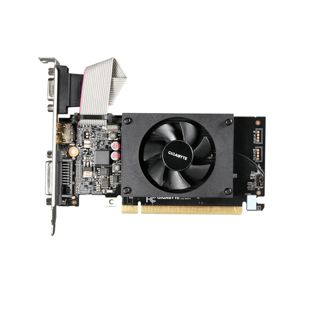 Gigabyte GeForce GT 710 2GB GDDR3 Low Profile Graphics Card