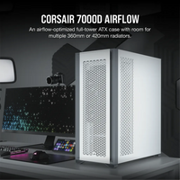 Corsair 7000D AIRFLOW Full Tower ATX PC Case with Tempered Glass (White) - Image 2