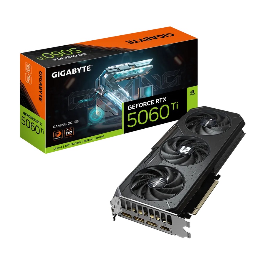 Gigabyte GeForce RTX 5060 Ti Gaming OC 16GB GDDR7 Graphics Card PCIe 5.0