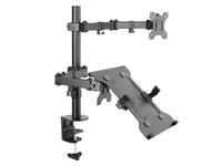 Equip Brack, Desk 13"-32" Mon&not Dual