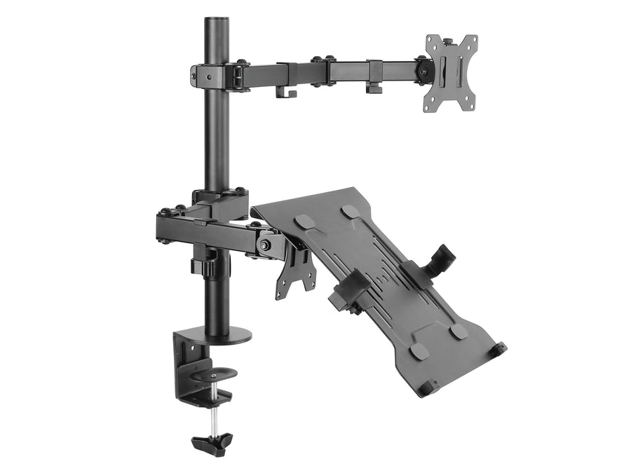 Equip Brack, Desk 13"-32" Mon&not Dual