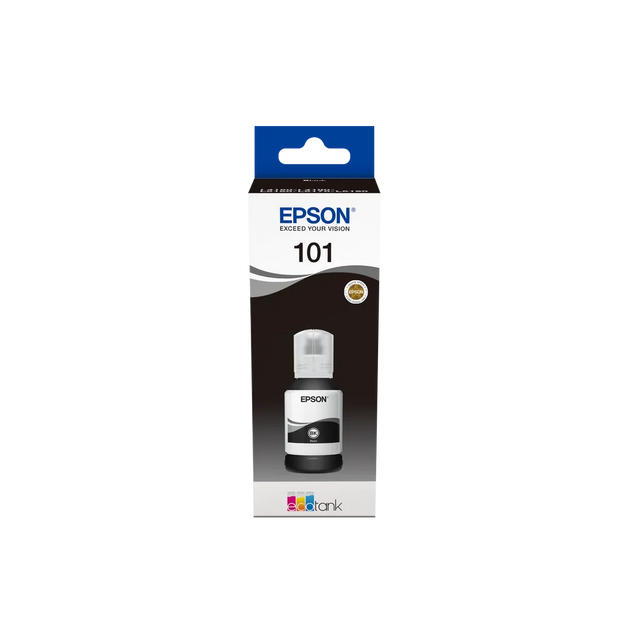 Epson 101 Black EcoTank Ink Bottle 127ml Pigment-Based for L6170/L4160/L6190