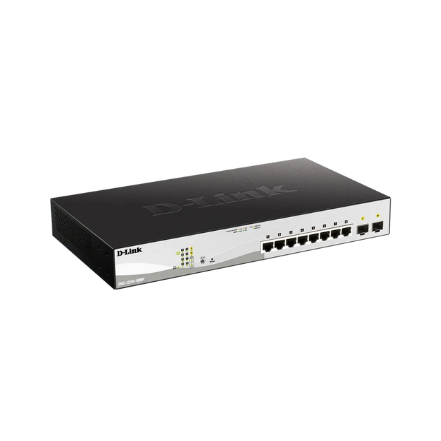 D-Link DGS-1210-10MP 8-Port Gigabit PoE+ Smart Managed Switch