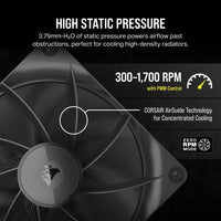 Corsair iCUE LINK RX140 140mm PWM Case Fan Black Single Pack - Image 5