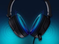 LORGAR Kaya 460, USB Gaming headset with microphone, CM108B, RGB backlight, Plug&Play, USB-A connection cable - Image 3