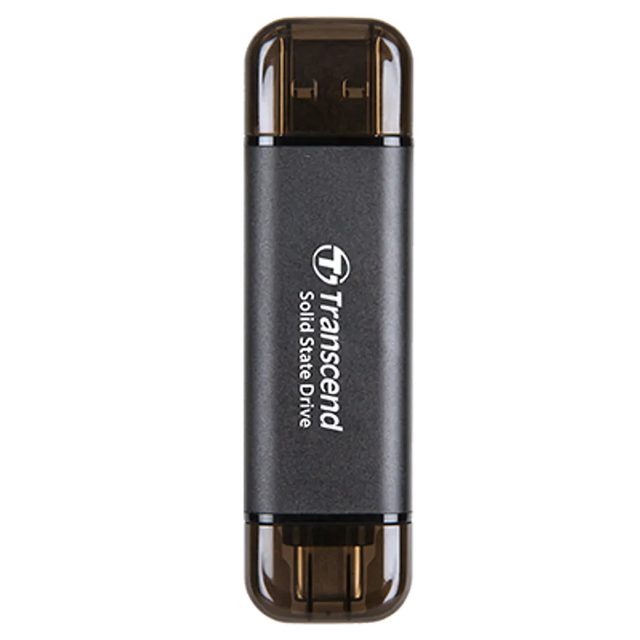 Transcend ESD310C 256GB USB 3.2 Gen 2x2 Portable SSD 1050/950MB/s (Black)