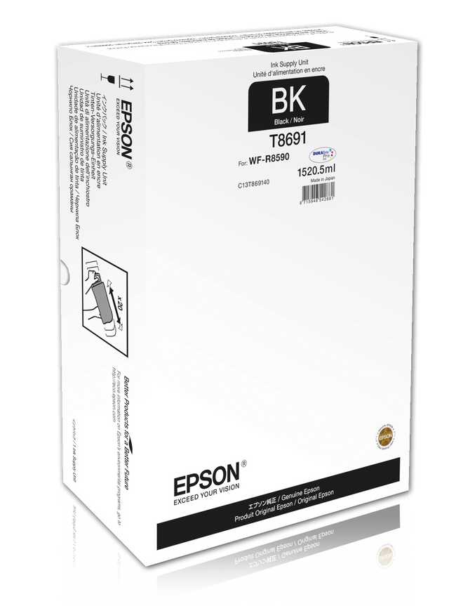 Epson Ink Bags Black XXL T869140 WF-R8590