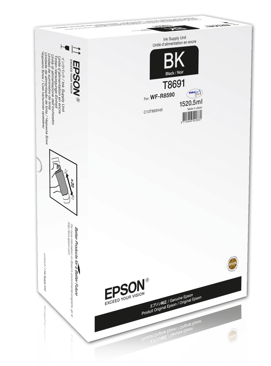 Epson Ink Bags Black XXL T869140 WF-R8590