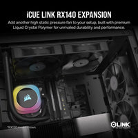 Corsair iCUE LINK RX140 140mm PWM Case Fan Black Single Pack - Image 3