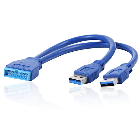 USB3.0 (M) Mbd to 2 X (M) 0.2cm