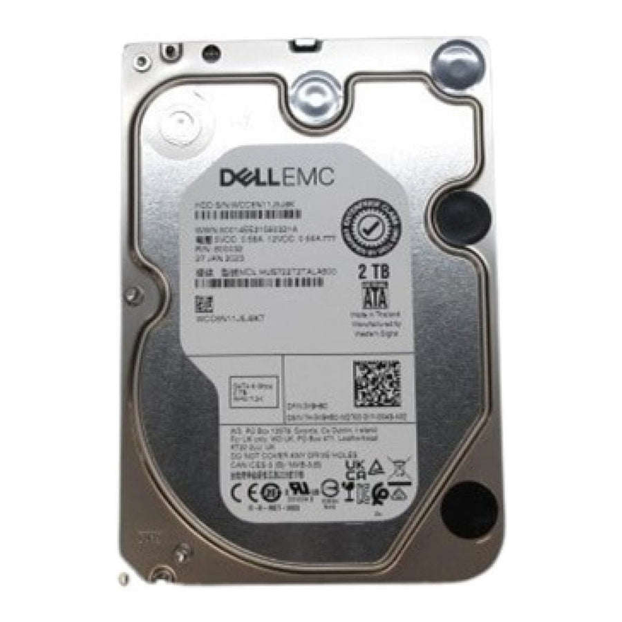 Dell 2TB 7.2K RPM 3.5" SATA 6Gbps HDD