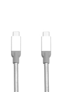 Verbatim USB 3.1 TYPE-C To TYPE-C Stainless Steel Cable 30cm Silver