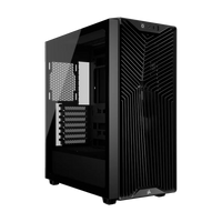 Corsair 3200D RS Mid-Tower PC Case Black 3x RS120 Fans 375mm GPU Clearance 360mm Radiator