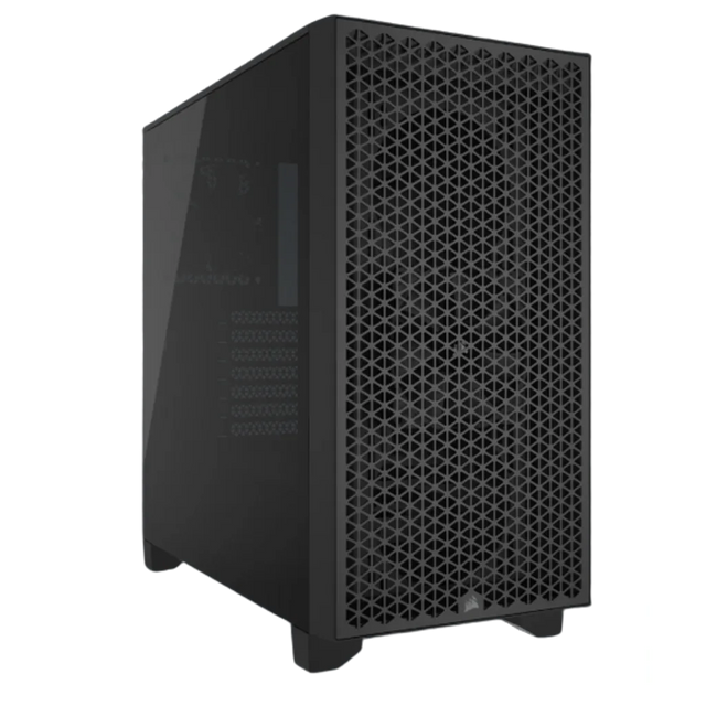 Corsair iCUE RGB Mid-Tower ATX Gaming PC Case with 3x120mm Fans and Tempered Glass (Black)