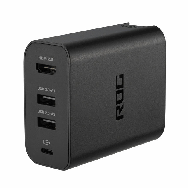 ASUS ROG 100W Gaming Charger Dock|GaN (Gallium Nitride)|Functions as a USB hub even when not connected to AC power|HDMI 2.0 outp
