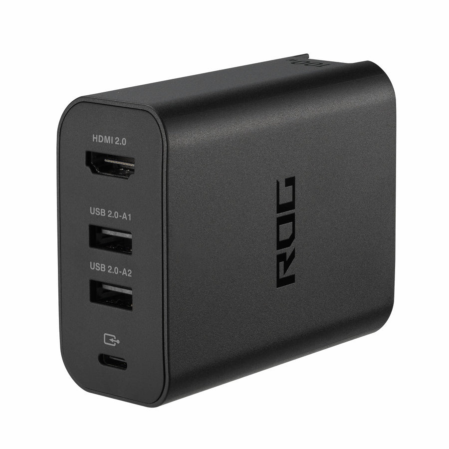 ASUS ROG 100W Gaming Charger Dock|GaN (Gallium Nitride)|Functions as a USB hub even when not connected to AC power|HDMI 2.0 outp