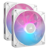 Corsair iCUE LINK RX140 RGB 140mm PWM Case Fan 2-Pack 1700 RPM (White)