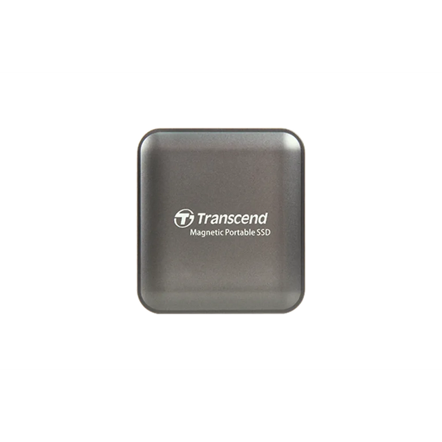 Transcend ESD420C 2TB MagSafe Portable SSD USB-C 3.2 Gen 2x2 20Gbps 2000 MB/s AES-256 (Grey)