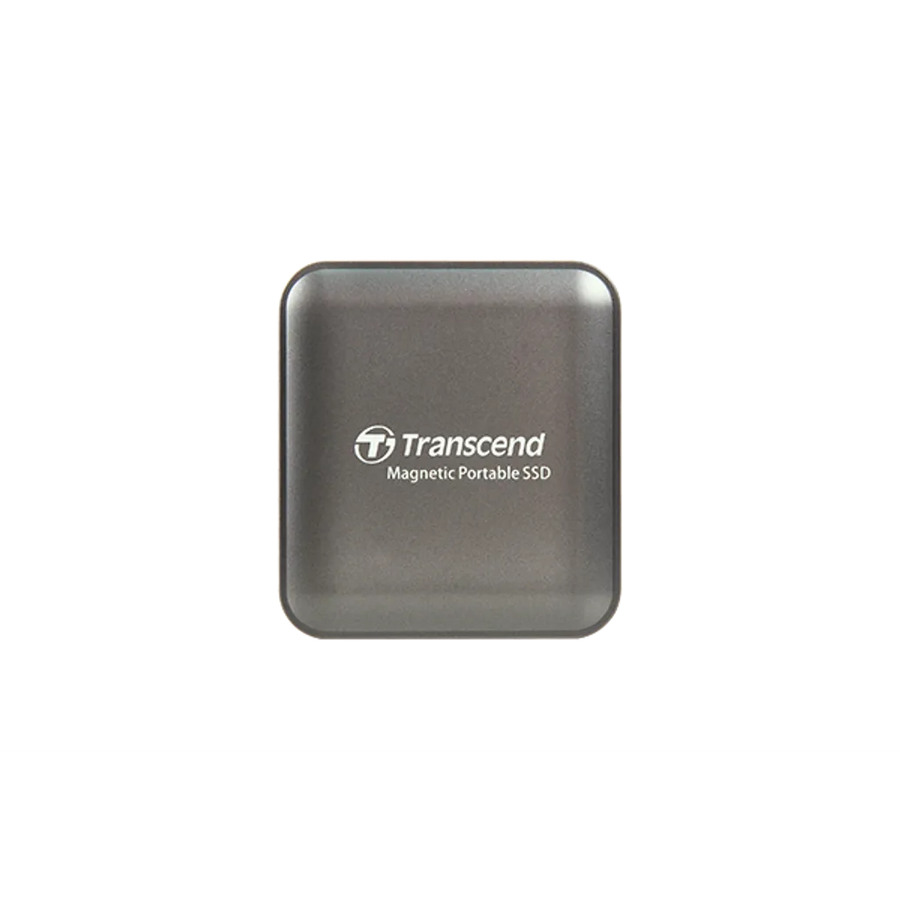 Transcend ESD420C 2TB MagSafe Portable SSD USB-C 3.2 Gen 2x2 20Gbps 2000 MB/s AES-256 (Grey)