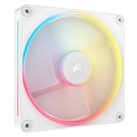 Corsair iCUE LINK LX140-R RGB 140mm PWM Reverse Fan 480-2000 RPM Magnetic Dome Bearing (White)