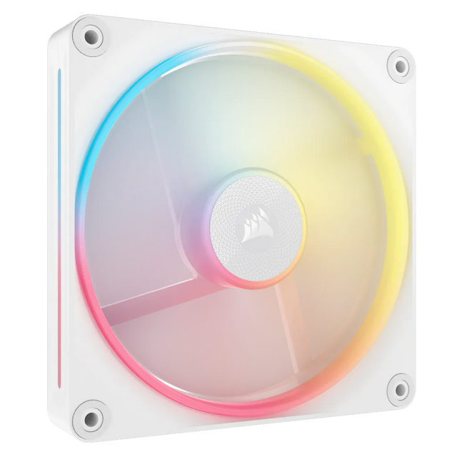 Corsair iCUE LINK LX140-R RGB 140mm PWM Reverse Fan 480-2000 RPM Magnetic Dome Bearing (White)