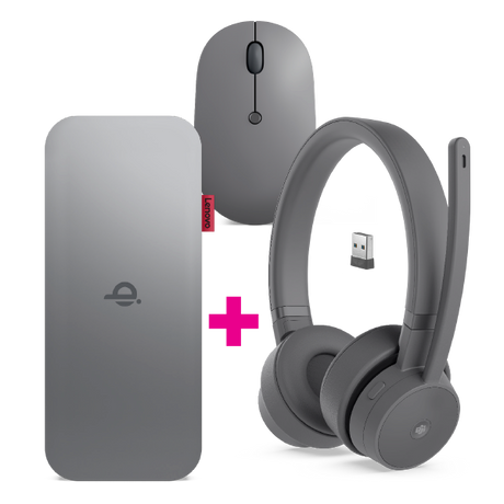 Lenovo Go Wired ANC Headset AND Lenovo Go Wireless Mobile Power Bank 10000 mAh AND Lenovo Go USB-C