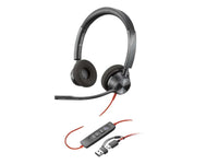 HP Poly Blackwire 3320 USB-A+C Headset