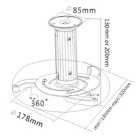Equip Brack, Projector Ceiling Mount