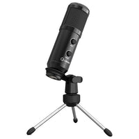 LORGAR Soner 313, Gaming Microphones, Black, USB condenser microphone with Volume Knob & Echo Kob, including - Image 4