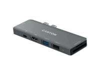 CANYON hub DS-5 7in1 Thunderbolt 3 Space Grey