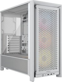 Corsair FRAME 4000D RS ARGB Midi-Tower ATX PC Case White Tempered Glass 3x 120mm Fans - Image 5